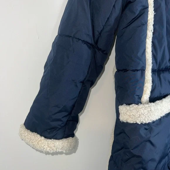 J.Crew $268 Snowday Puffer Jacket with Primaloft Navy Blue Size small - Picture 6 of 15